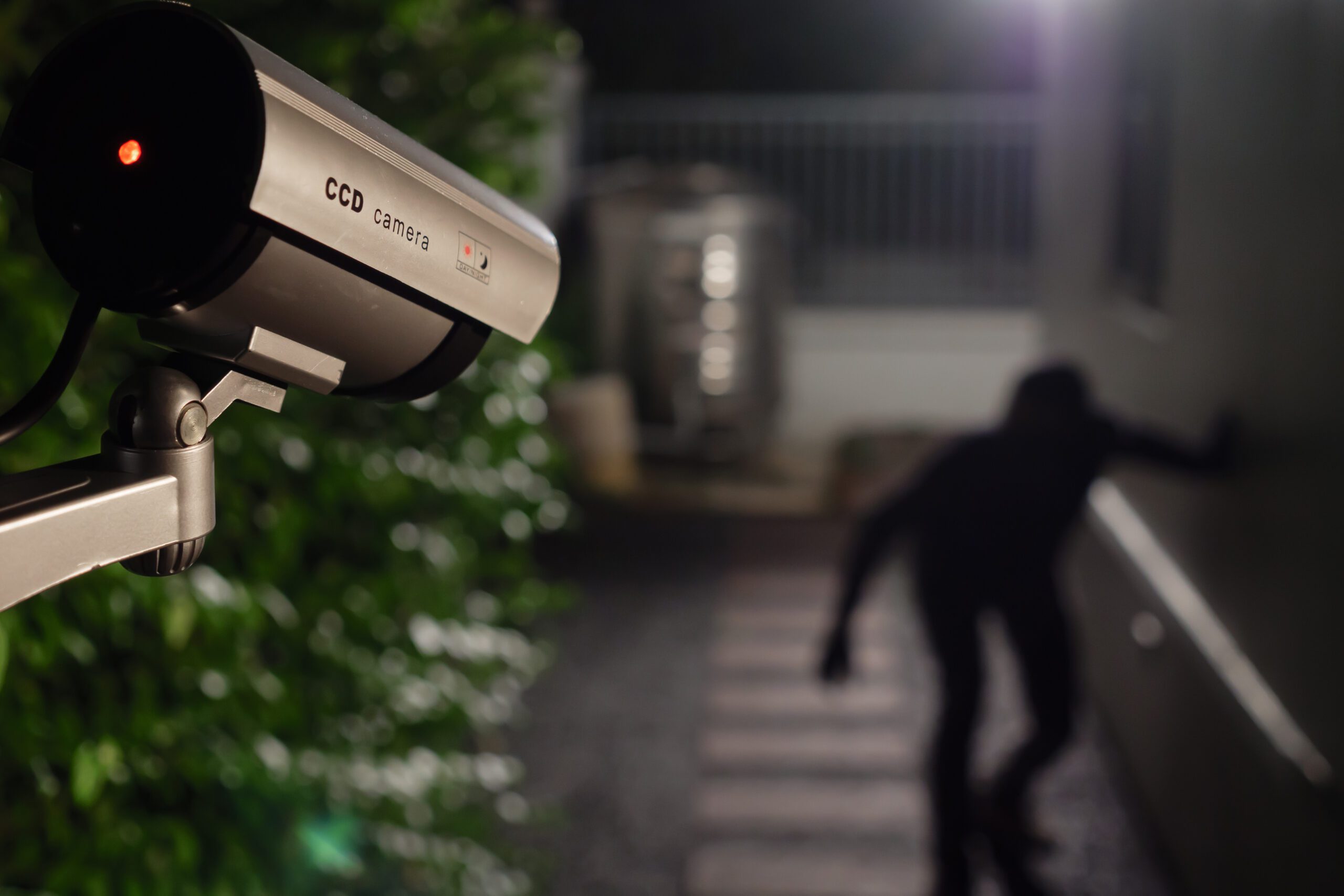 CCTV surveillance camera operate during night